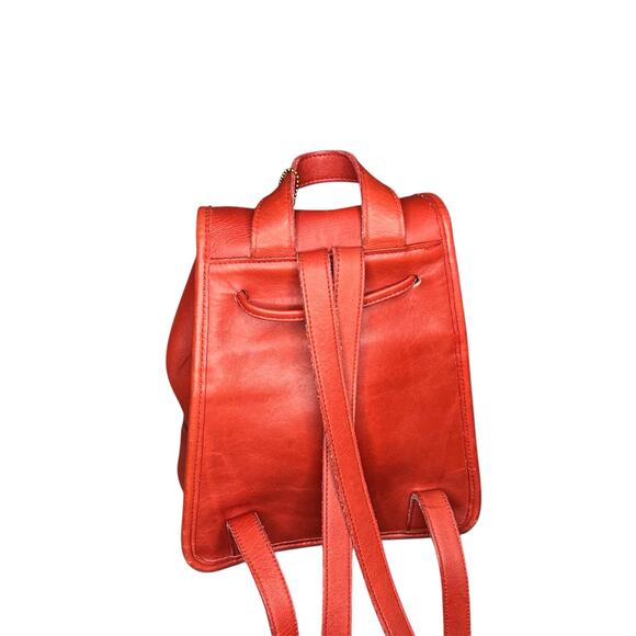 Rare Red COACH Vintage Daypack Backpack 9960 - Picture 5 of 14